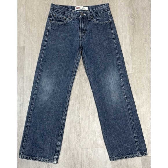 Levi's Other - Levi 550 Relaxed Fit Jeans Boys Size 12 Regular Medium Wash Straight Leg Stretch